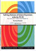Cover of "Solving Systems of Linear Equations with the TI-92"