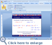 Color all or part of an equation