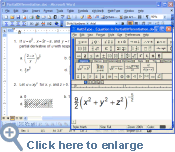 Edit equations in a separate window