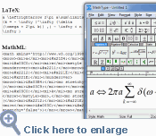 Work with MathML and LaTeX